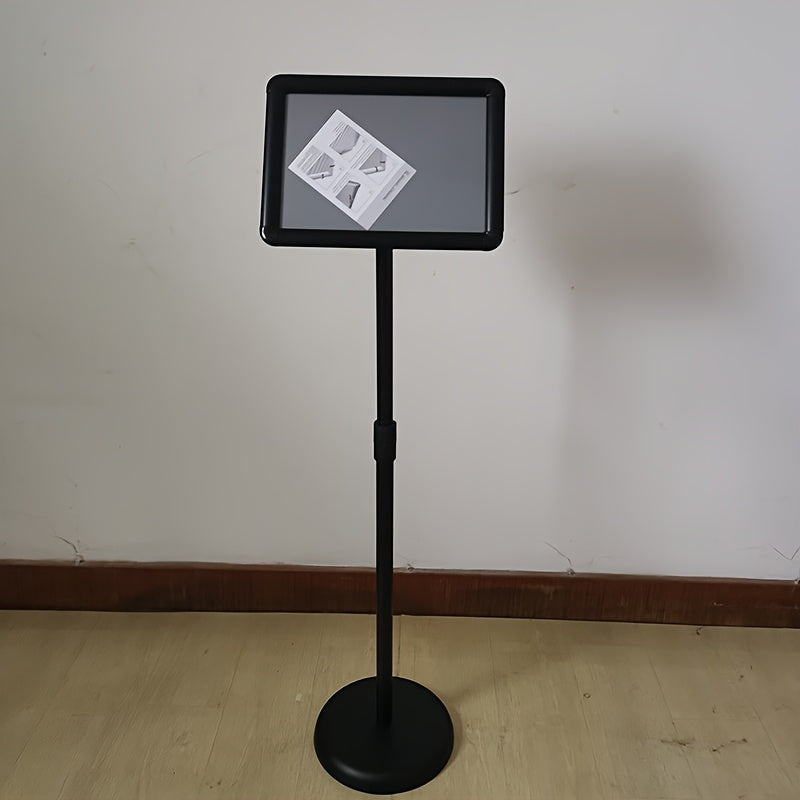 Стенд для металлических табличек A4, регулируемый, вращающийся, напольный, для внутреннего и наружного использования