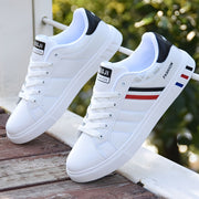 Men's Low-Top Skate Sneakers Breathable PU Upper PVC Sole Casual Sports