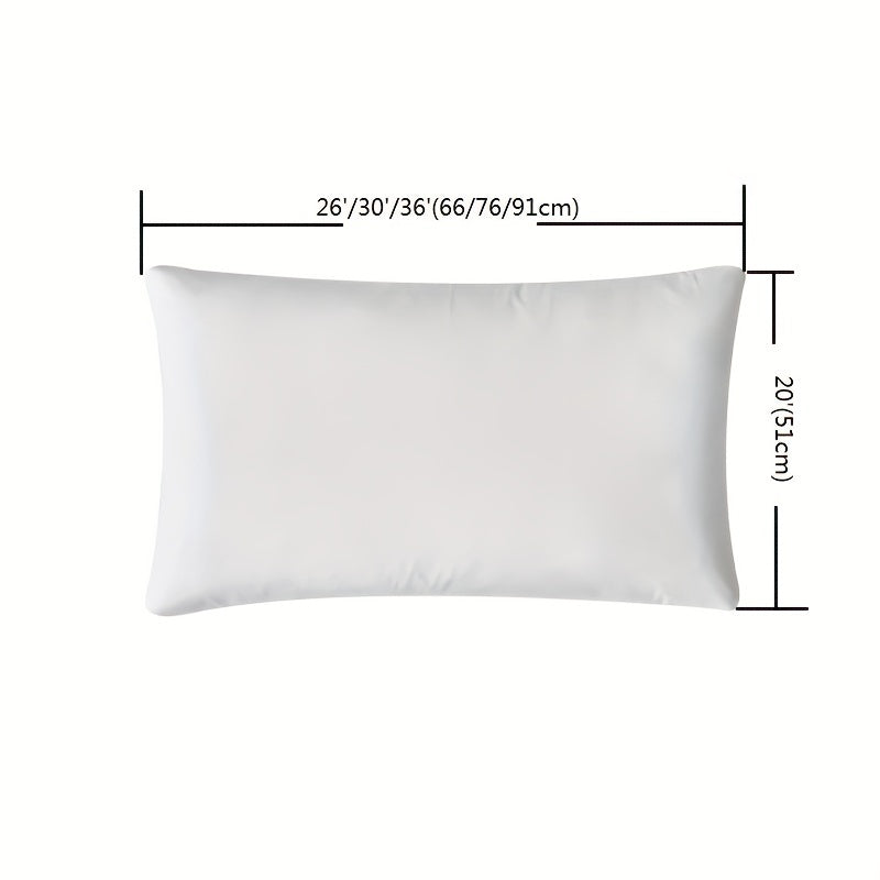 Luxury White Goose Feather and Down Pillow with Breathable All-Season Bedding