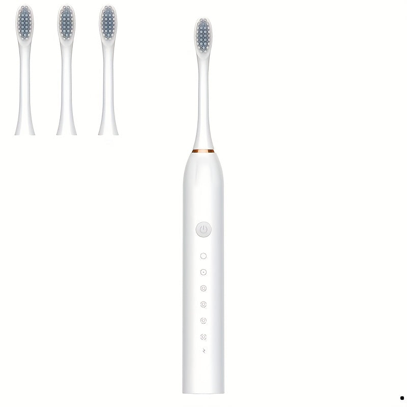 Electric Sonic Toothbrush for Adults and Students Soft Bristles USB Rechargeable