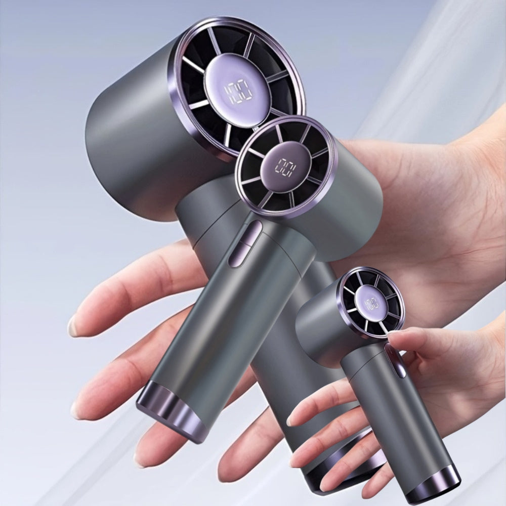 Mini Handheld Fan with Strong Airflow for Students Office Classroom Use