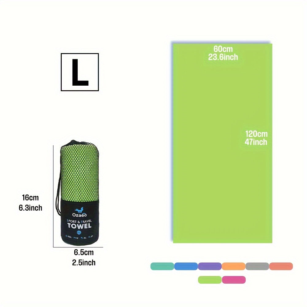 Microfiber Travel Towel Quick Dry Lightweight Sports Beach Hiking Yoga Golf Pickleball