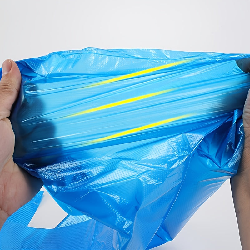 50 Blue Trash Bags 47x55 Inches Heavy Duty Multi-Purpose Garbage Liners