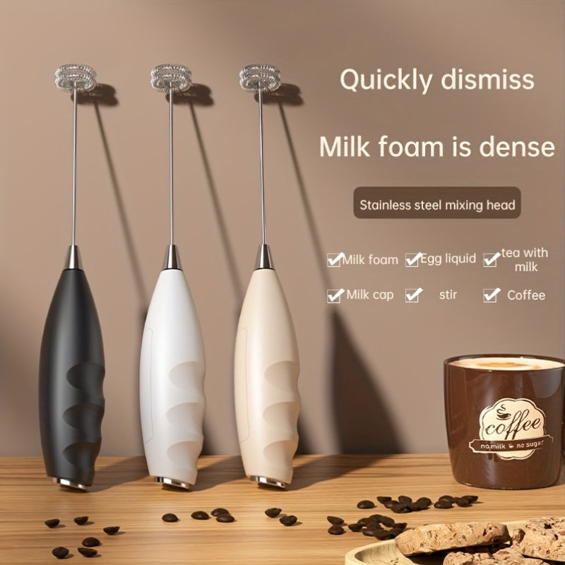 Mini Electric Hand Mixer Plastic Battery-Free Kitchen Stirrer for Baking