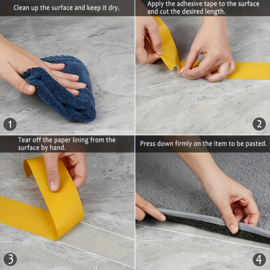 Turli yuzalar uchun kuchli ikki tomonlama lenta, uy va ofis ta'mirlari uchun ideal.