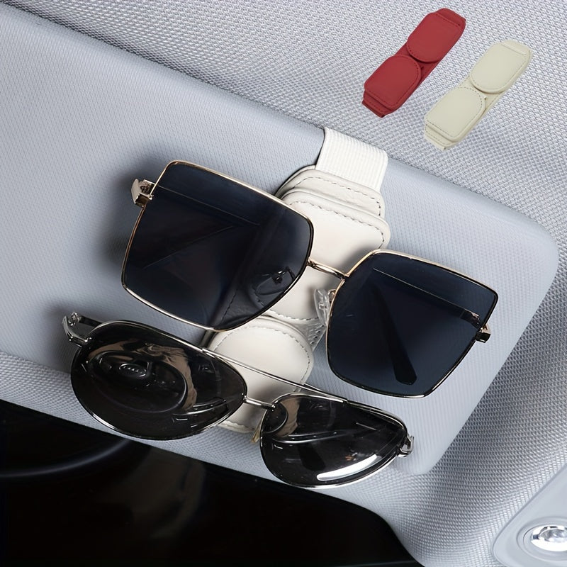 Avtomobil shovog'iga magnitli ko'zoynak tutgichi, ikki tomonlama klipli tashkilotchi, chiptalar uchun bo'shliq bilan