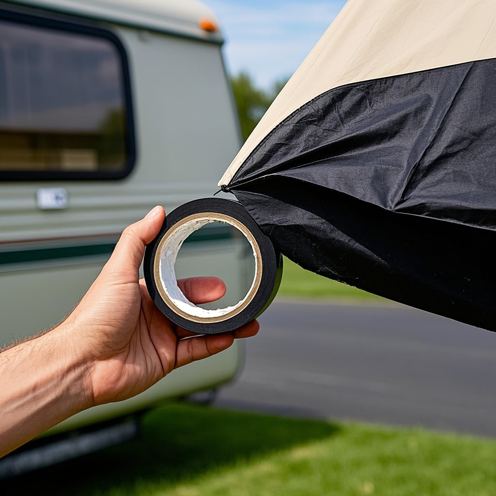 RV va chodir ta'mirlash uchun suv o'tkazmaydigan Butyl yelim lentasi 48mm x 10m, oqib ketmaslik uchun