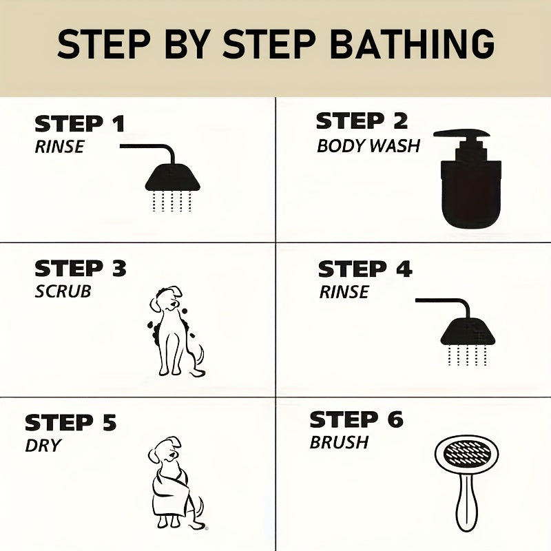 5-in-1 Hayvonlar uchun shampun 100ml namlantiruvchi, yumshoq, tanglamaydigan, parfyumeriya, ko'z yoshini keltirmaydigan