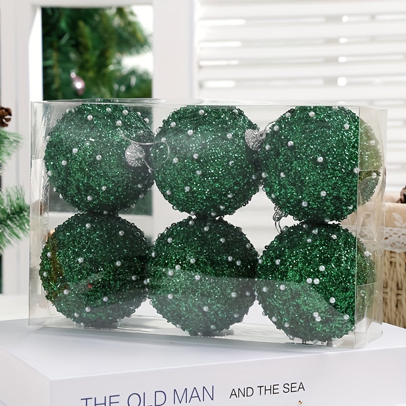 Christmas Balls Set for Holiday Decorations and Gifts, Cross-Border Party Venue Decor