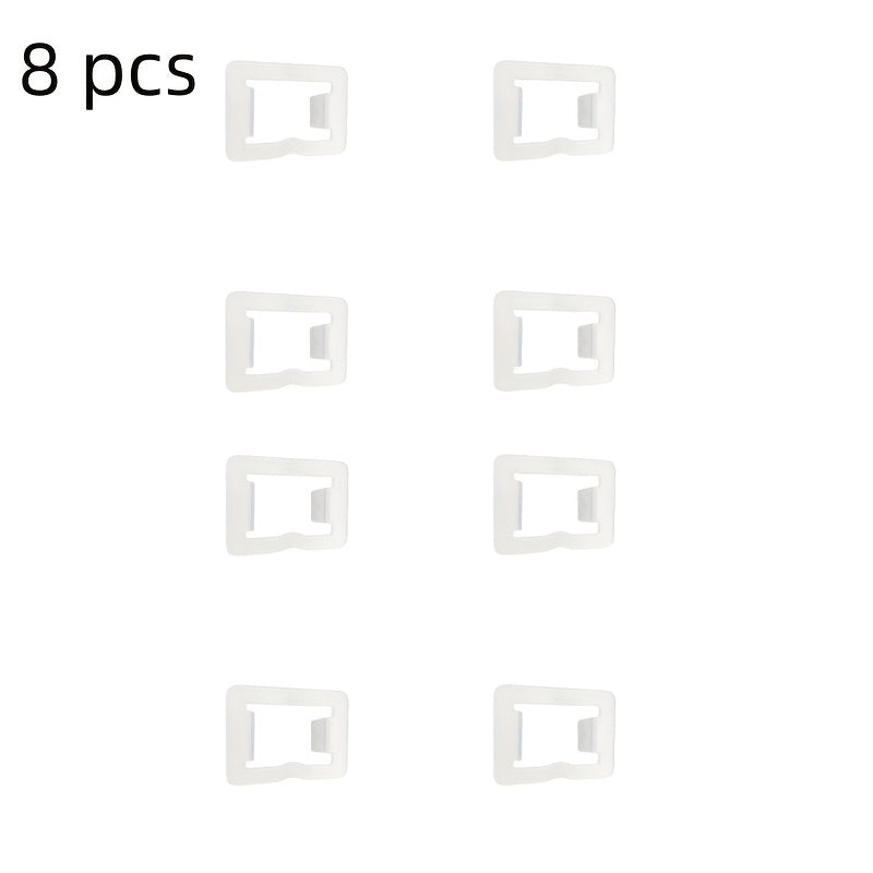 4/8pcs Wall Outlet Stabilizer Non-Electric Plastic Fire-Resistant Anti-Fall Outlet Fixer