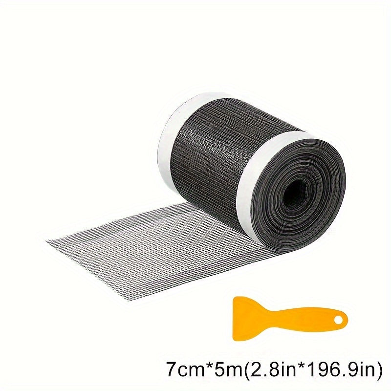 Oynalar va eshiklar uchun qulay ekran ta'mirlash lentasi - o'z-o'zidan yopishqoq to'r patch to'plami bilan birga, yirtilishlar, teshiklar va chivin to'rlarini yotoqxonalarda, oshxonalarda, yashash xonalarida va hammomlarda ta'mirlash uchun ideal.