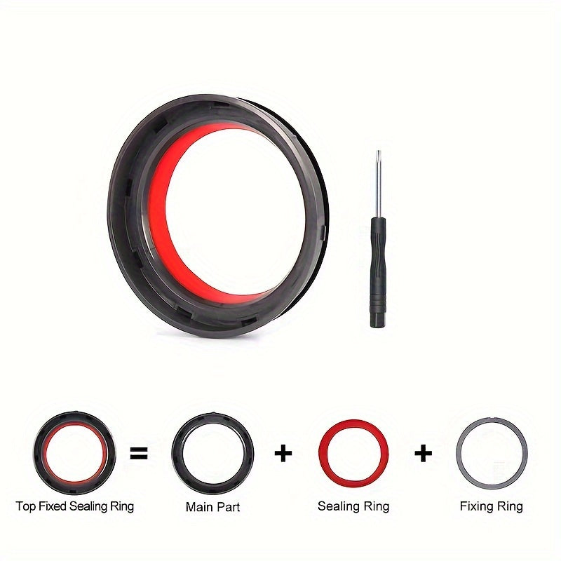 1 dona Dyson V11 V15 SV14 SV15 SV22 uchun vakuum tozalagich chang qutisi muhr halqasi, plastik ta'mirlash aksessuari, batareya kerak emas.