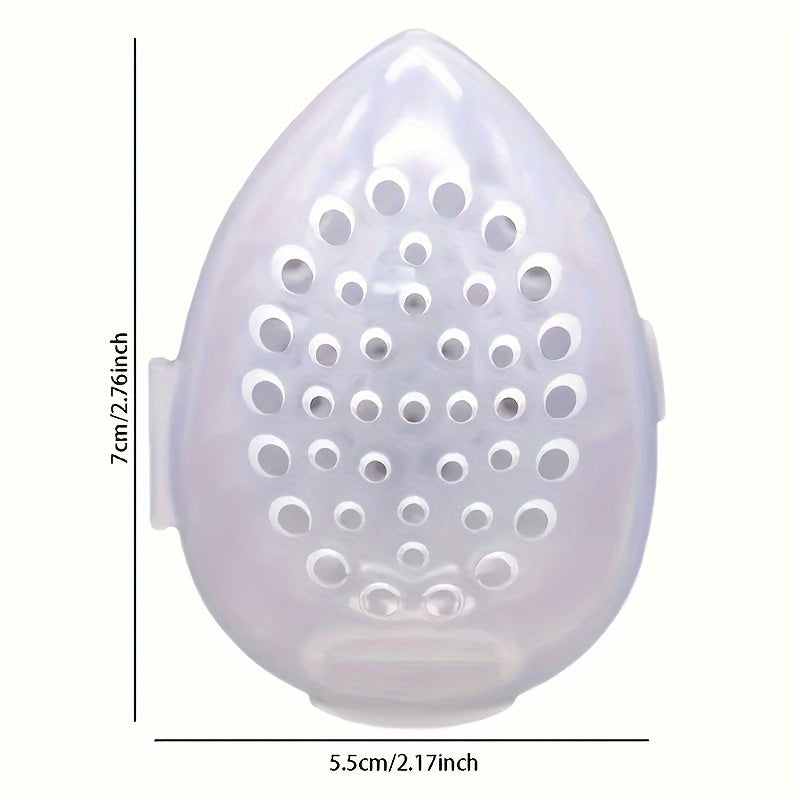 Travel Makeup Sponge Holder Breathable Clear Storage Case for Beauty Blender