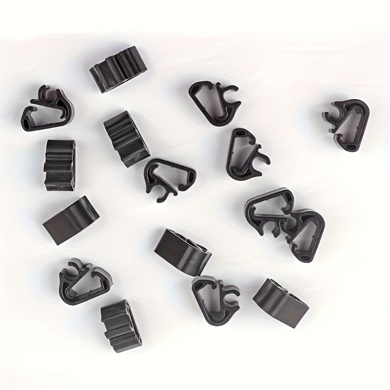 Pack of 5 Rain Gutter Spray Nozzle Clips for Car Windshield Wiper Blade Fixing