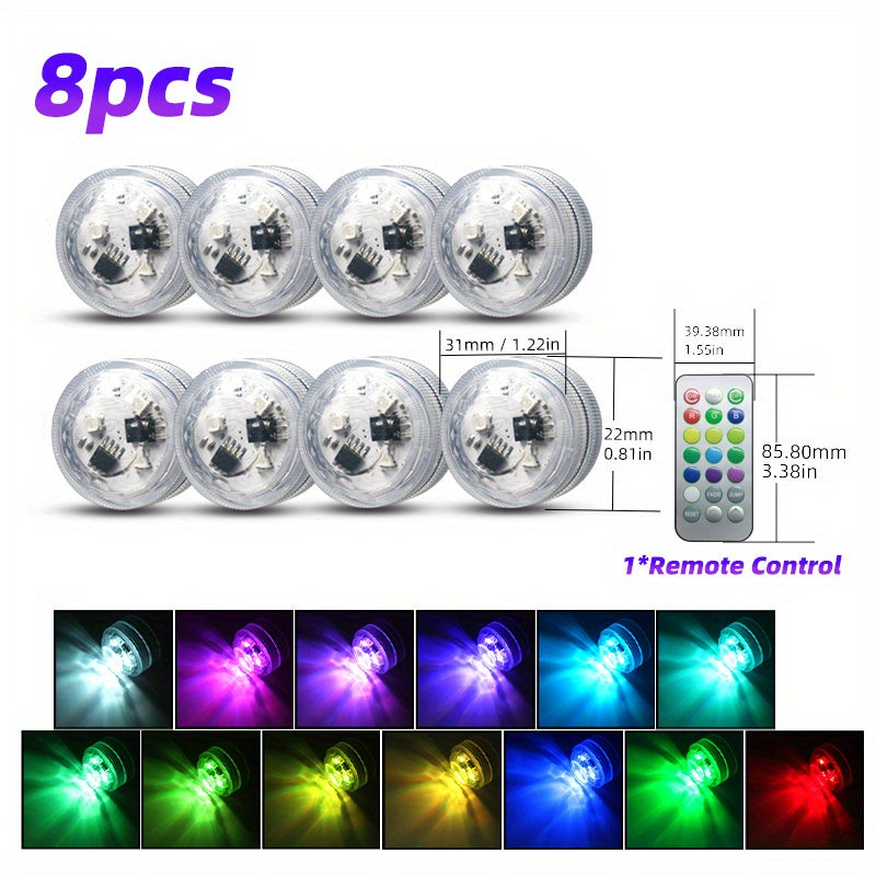 Wireless RGB LED Car Interior Ambient Light with Remote Control