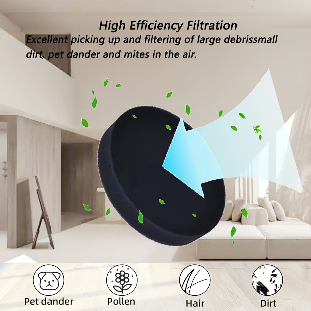 Shark Navigator uchun 4 ta ko'pik filtrlar to'plami, SV1106, SV1107, SV1100, SV1112 modellari bilan mos keladi, Qism #XF1100T o'rnini bosadi, Plastikdan tayyorlangan, Changyutgich modellari bilan mos keladi