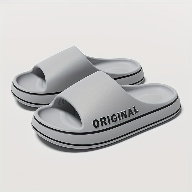 Women's EVA Slides Summer Non-Slip Open Toe Indoor Outdoor Beige Green