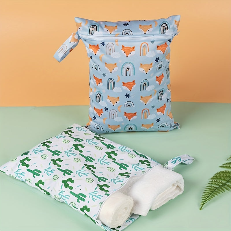 Reusable Waterproof Wet Bag for Travel and Outdoors for Wet Clothes Diapers Swimsuits