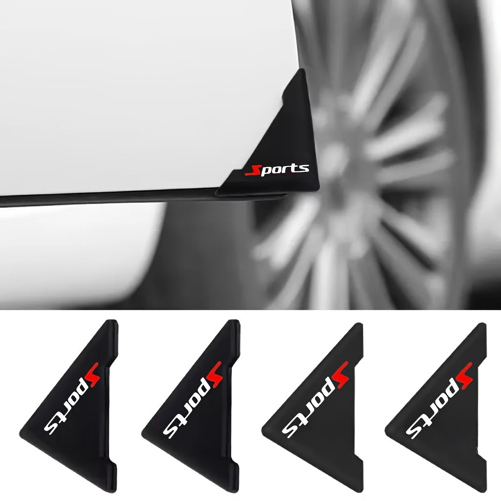 Universal avtomobil eshigi burchaklarini himoyalovchi silikon, chizishga qarshi bumper qoplamalari, 2 ta paket