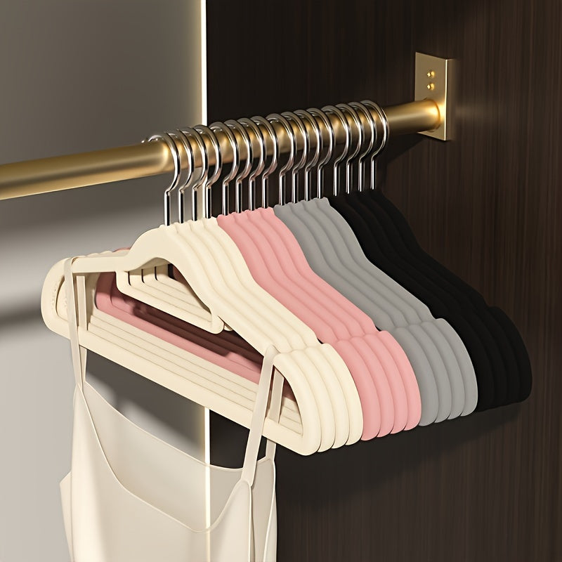 Velvet Hangers Non-Slip Closet Organizer Space-Saving Storage for Home and Kitchen