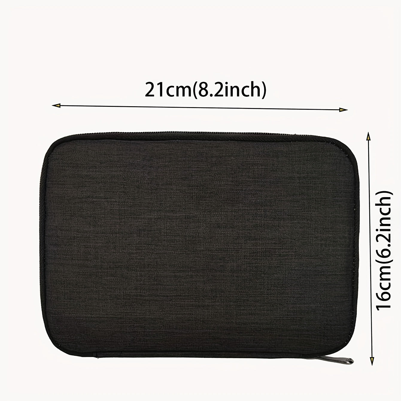 Black Watch Storage Pouch Oval Display Case for Watches Jewelry Accessories