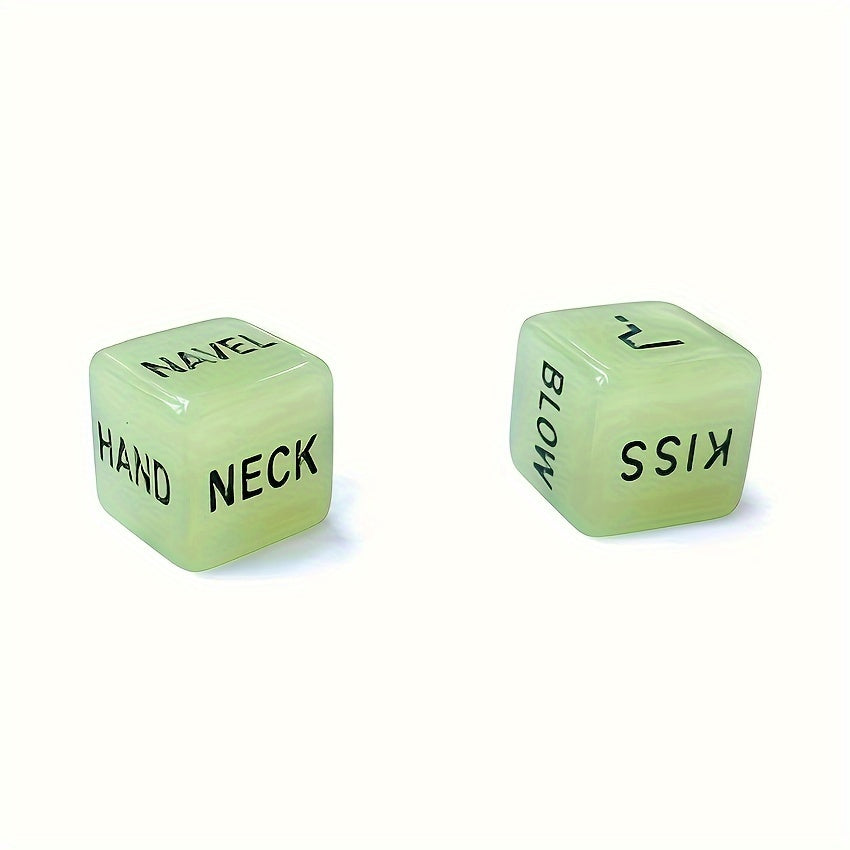 Glow-in-the-Dark Couple Sex Toy Fun Dice Flirting Game