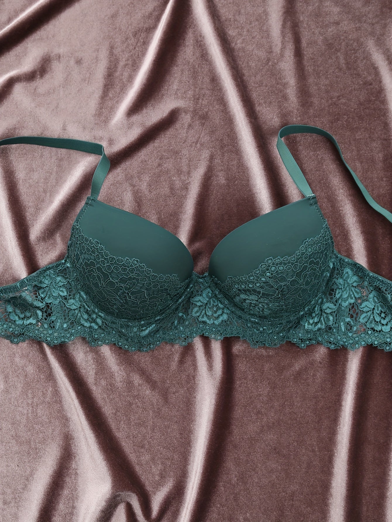 Кружевной лифчик с пуш-ап эффектом и комплект трусиков для женщин, сексуальное белье и нижнее белье