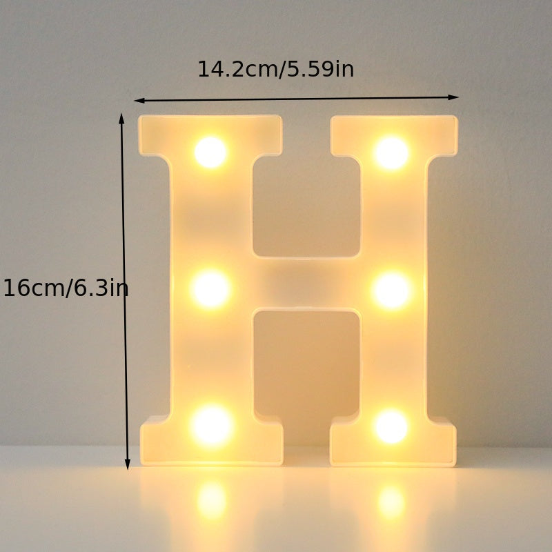 LED Alphabet Letter Lights for Home Decor Wedding Birthday Christmas Party
