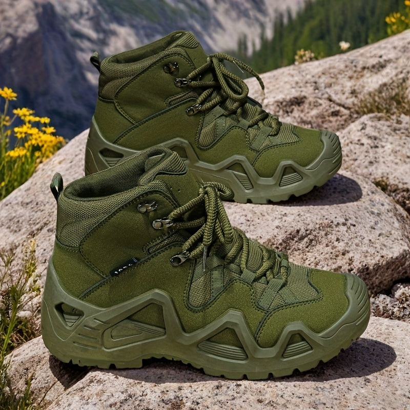 Har mavsumda, ochiq havoda va tasodifiy foydalanish uchun retro uslubidagi mustahkam erkaklar botinkalari, sirpanmaydigan va nafas oladigan dizayn bilan.