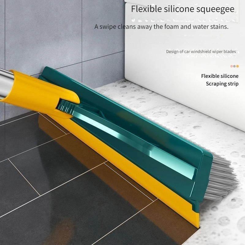 Multi-Functional Long-Handle Cleaning Brush with Replaceable Head Eco-Friendly