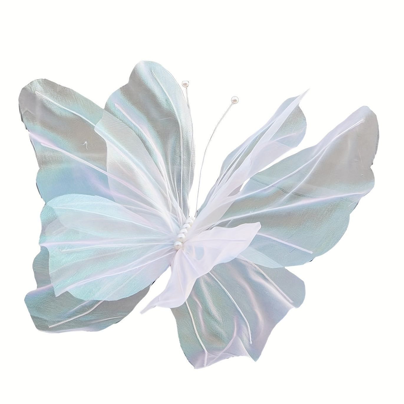 Large Silk Yarn Artificial Butterfly Wall Decor 50cm Freestanding Wedding Room Decoration