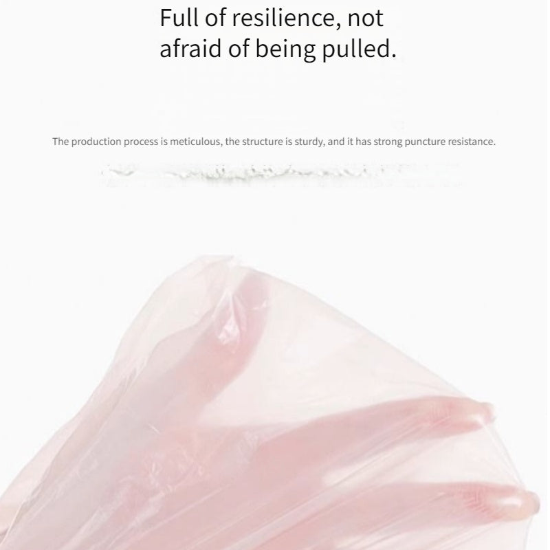 70 Heavy-Duty Garbage Bags with Drawstrings for Kitchen and Household Use