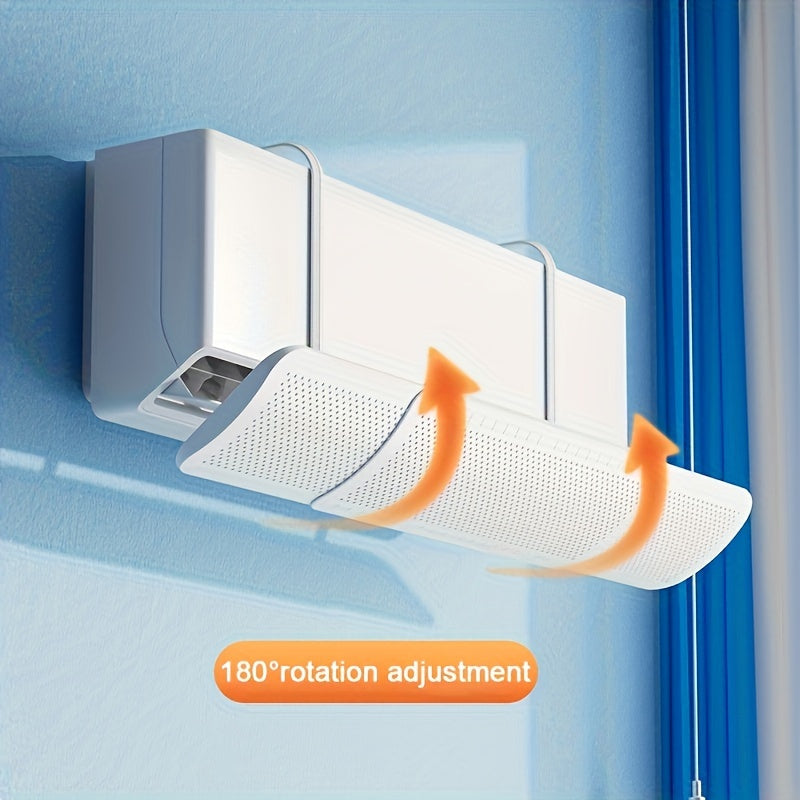 Easy Install Windscreen Deflector for Air Conditioner No Drilling Shields Against Airflow