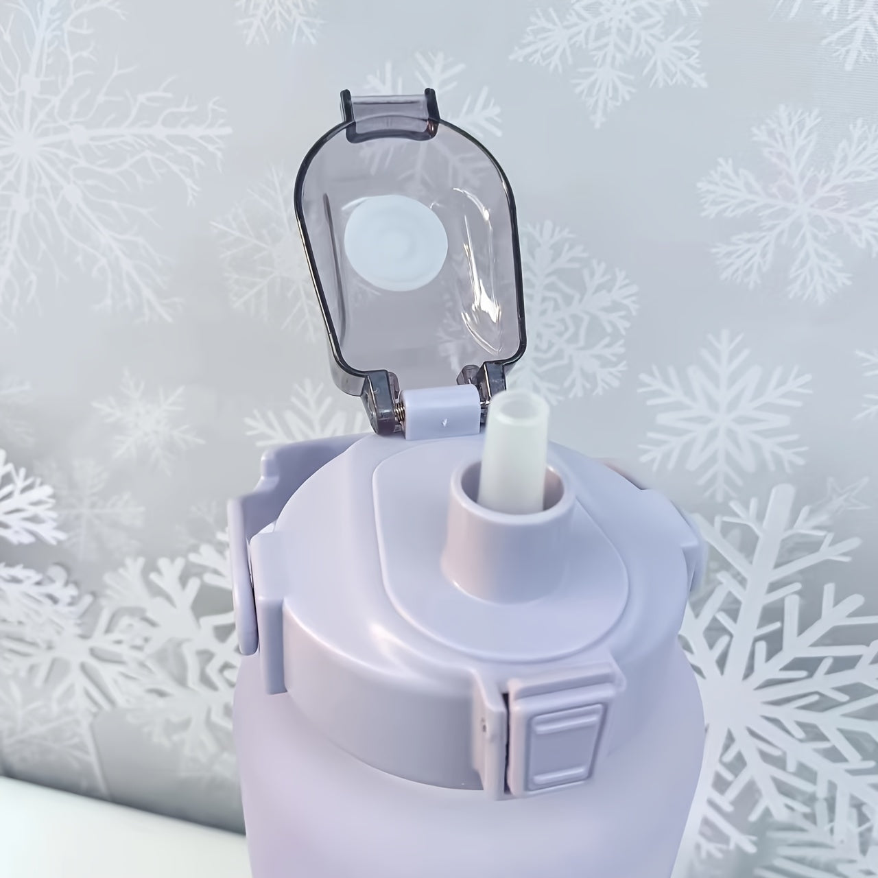 Water Bottles Set in Three Sizes 300ml 700ml 2L for Camping Hiking Fitness