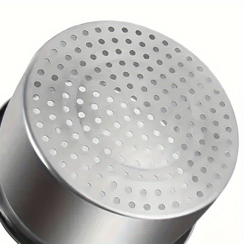 Cesta coladora de acero inoxidable para fregadero de cocina con fácil limpieza y ganchos húmedo/seco