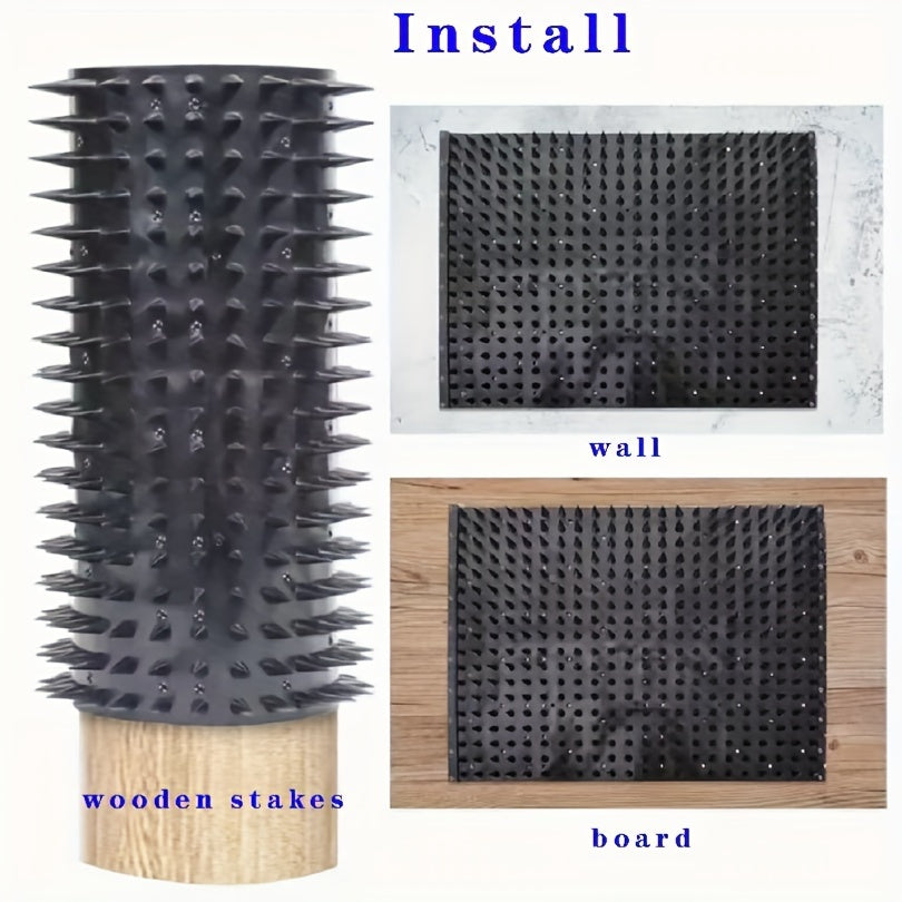 Qishloq xo'jaligi hayvonlari uchun qulay qichish post - sigirlar, otlar va qo'ylar uchun ideal, mustahkam PVC cho'tka.