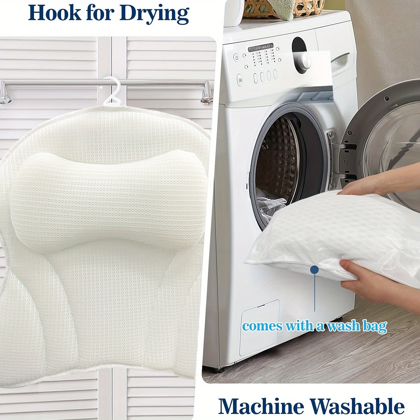 Эргономическая ванночка для ванны с нескользящим присоском, быстро сохнет, моется в машине, белая