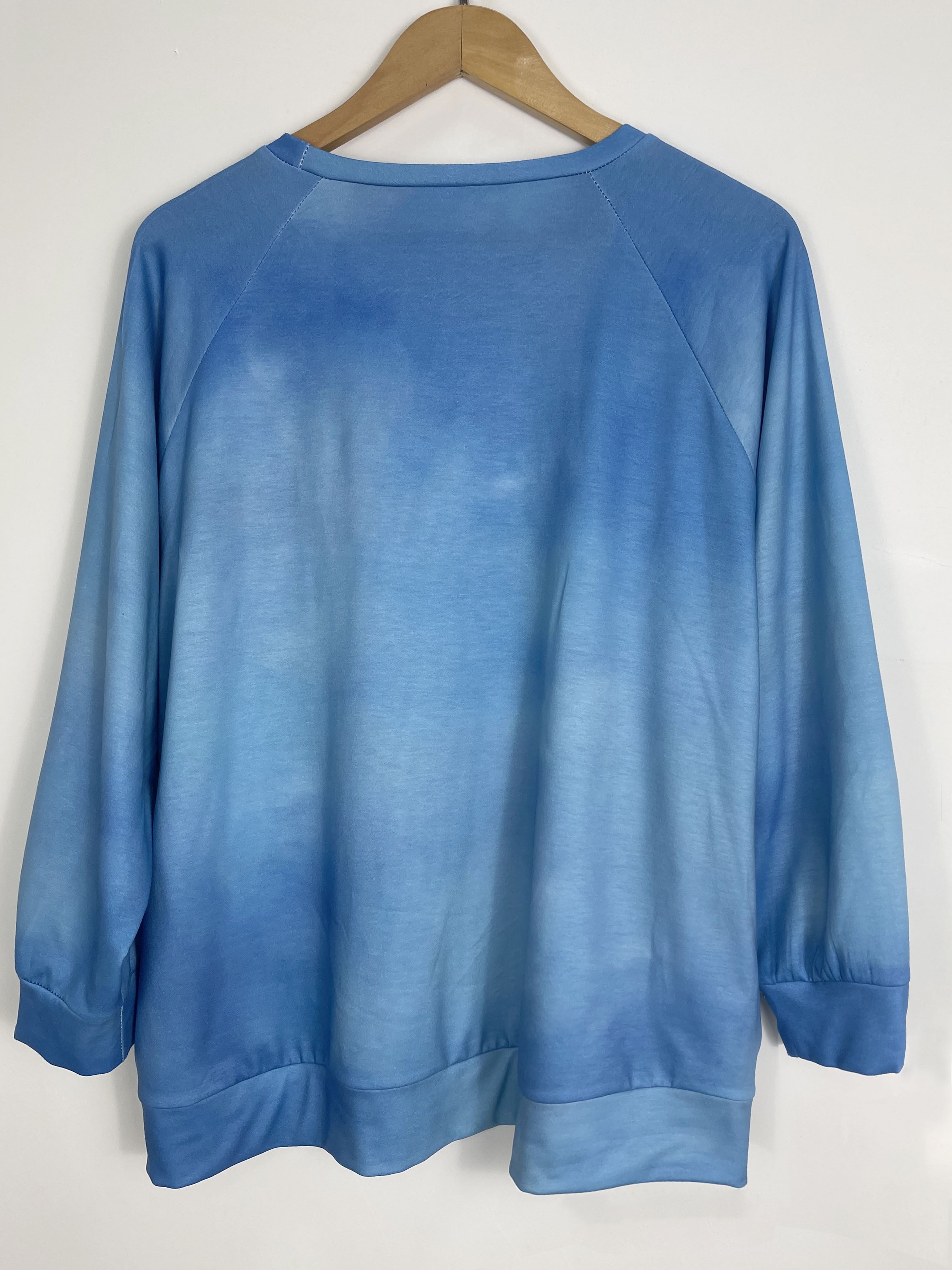 Women's Oversized Cotton Sweatshirt Casual Pullover for Lounge or Out.