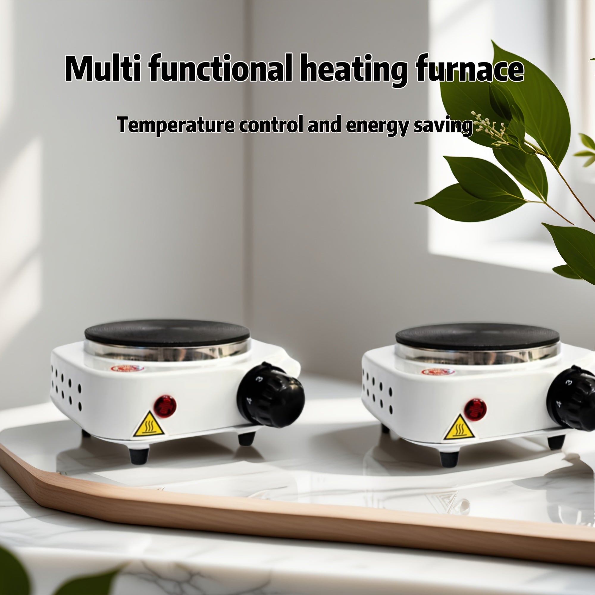 Электрическая обогревающая плита с чайником, чугунная плита, 5 уровней регулировки огня, компактная для дома и кемпинга, 220-240 В