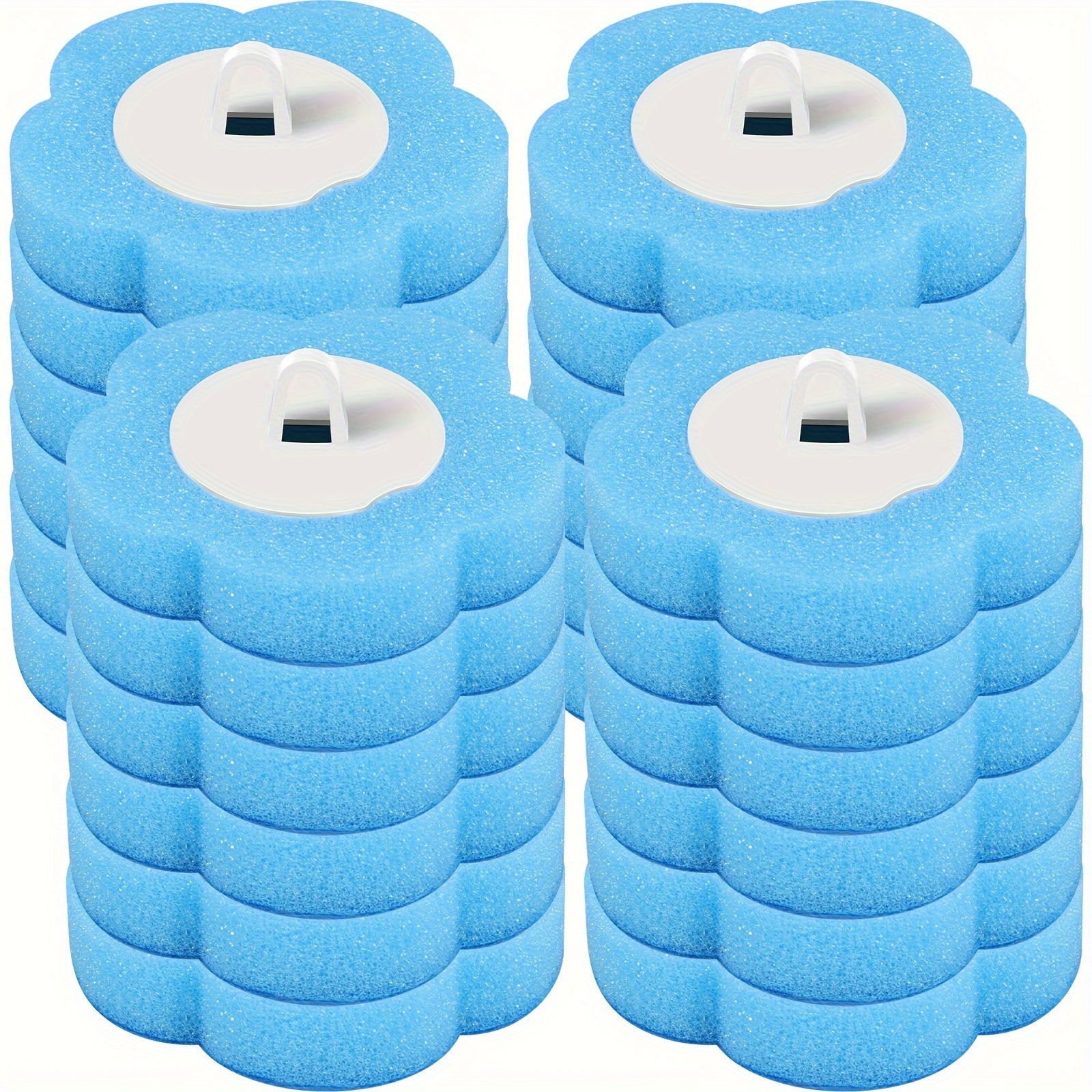 Elektrsiz bir martalik hojatxona cho'tkasi tozalash to'plami 18 ta to'ldirish bilan - qulay devorga o'rnatiladigan hojatxona tozalagichi, yopishqoq ushlagich va saqlash qutisi bilan - oson va samarali hojatxona tozalash uchun tutqich