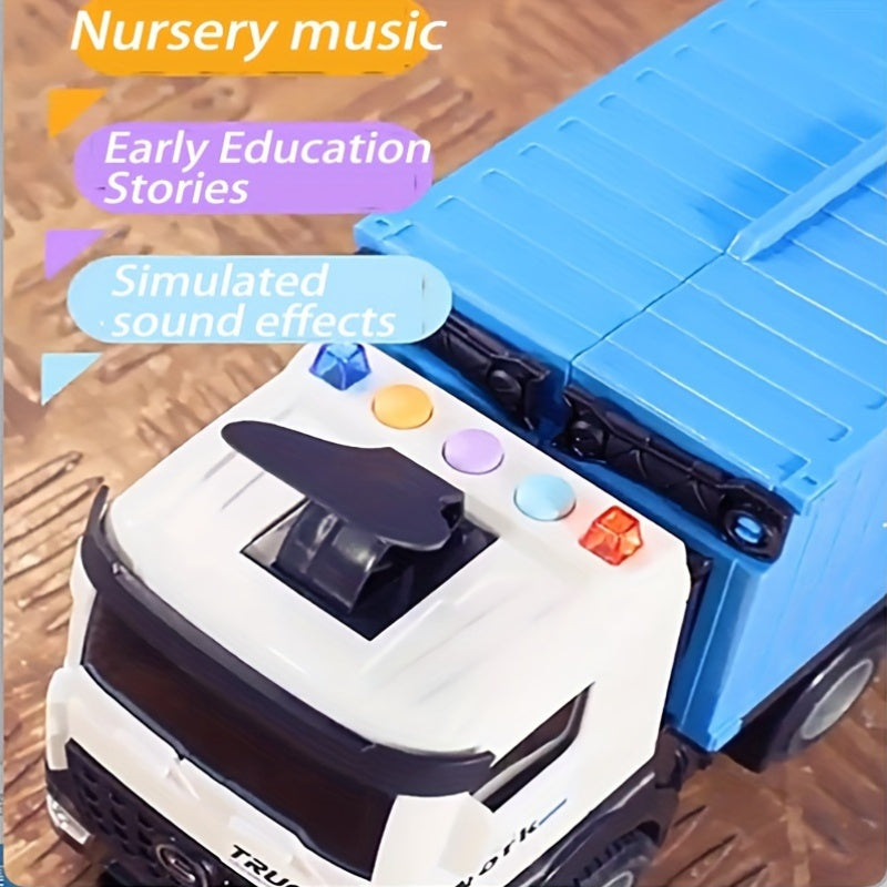 Set de juego de espacio y militar con luces intermitentes y pista de carreras lanzable para edades de 3 a 6