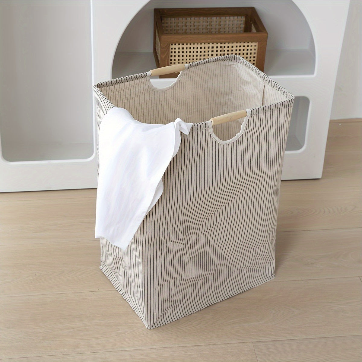 Collapsible Laundry Basket with Handles Large Storage Hamper for Clothes Towels Toys