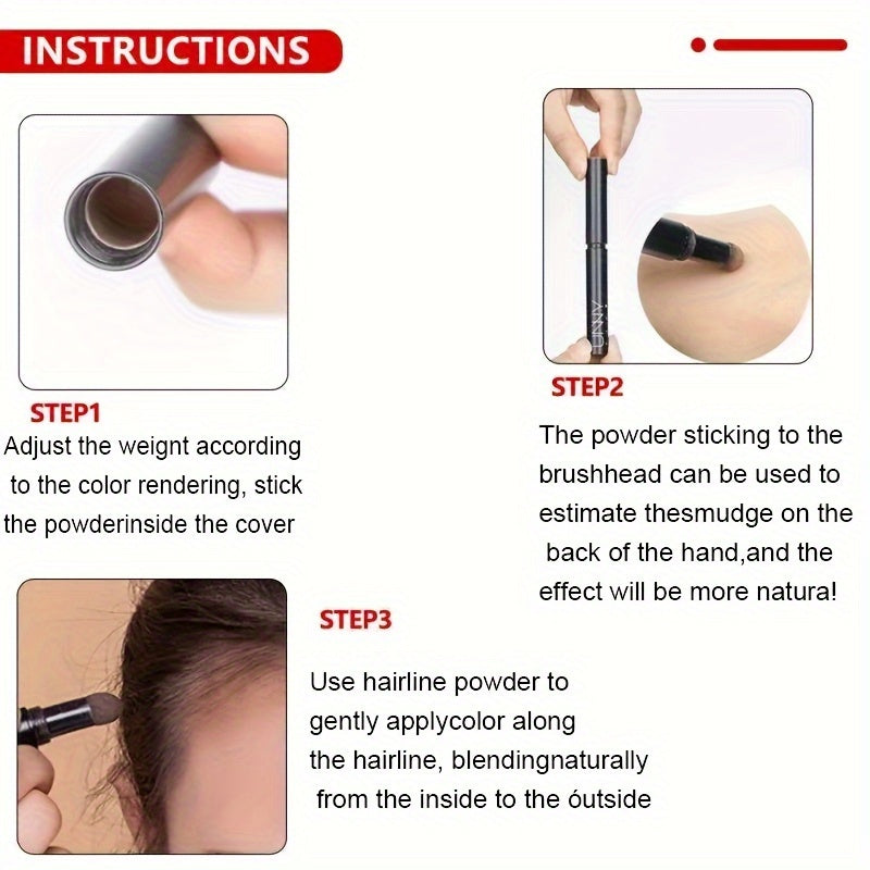 Men Women Hairline Powder Filler Stick for Thinning Hair Hairline Touch Up