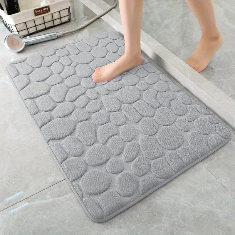 Alfombra de baño lavable a máquina, antideslizante, para ducha, tapete de baño interior, alfombra absorbente