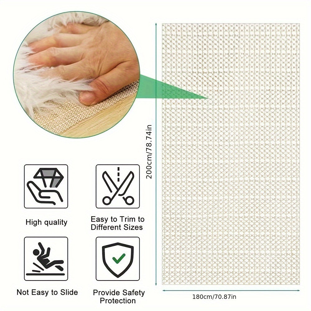 Non-Slip Carpet Mat for Hardwood Floors 180cm x 200cm