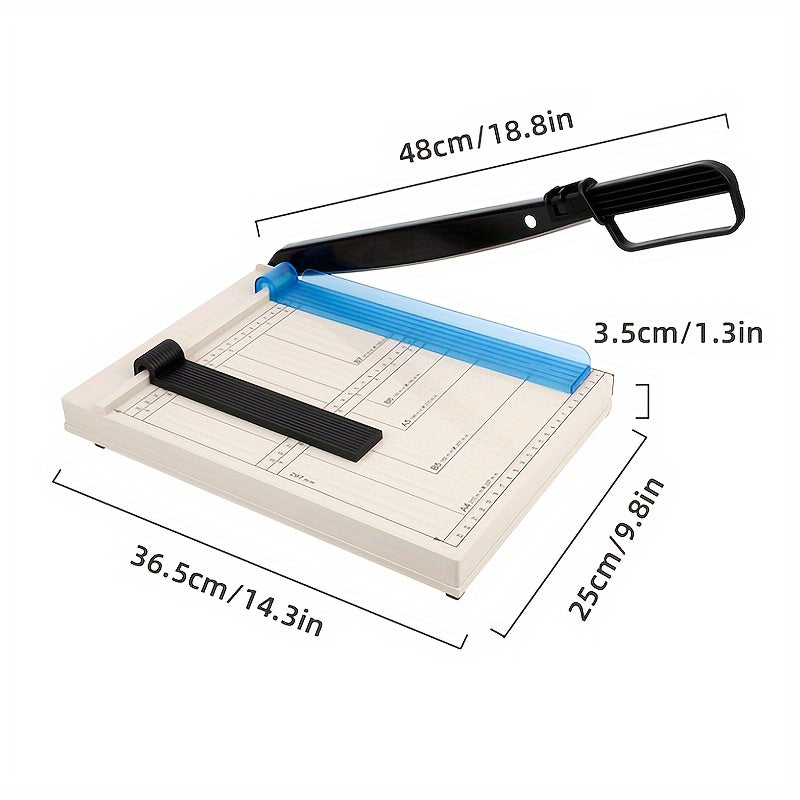 Manual A4 Paper Cutter with Removable Blade and ABS Resin Body