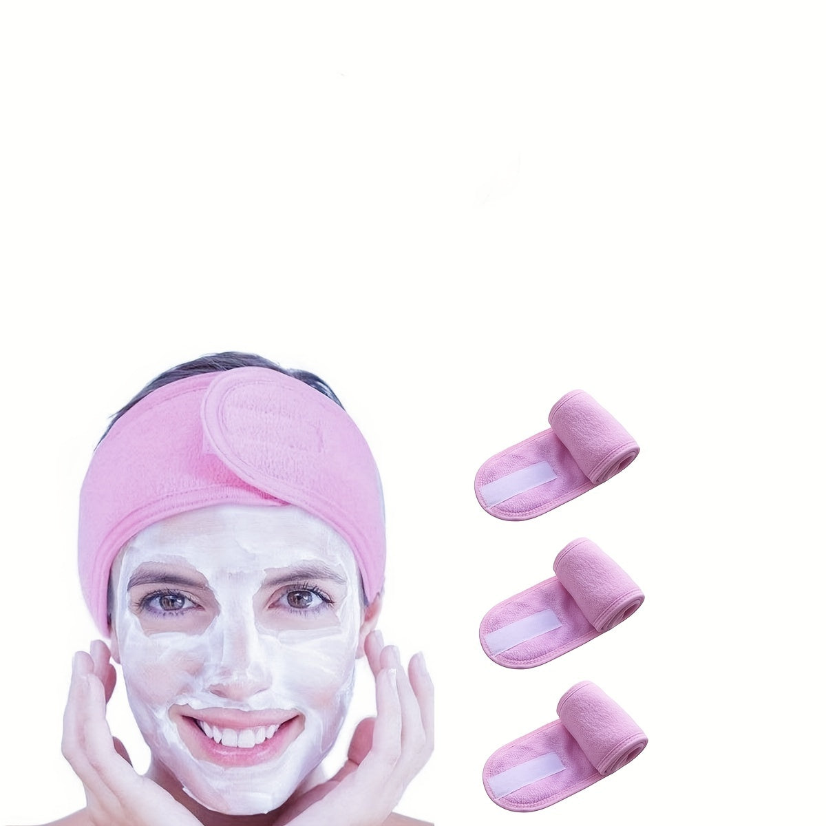 Women's Terrycloth Hair Tie for Washing Face and Makeup Removal