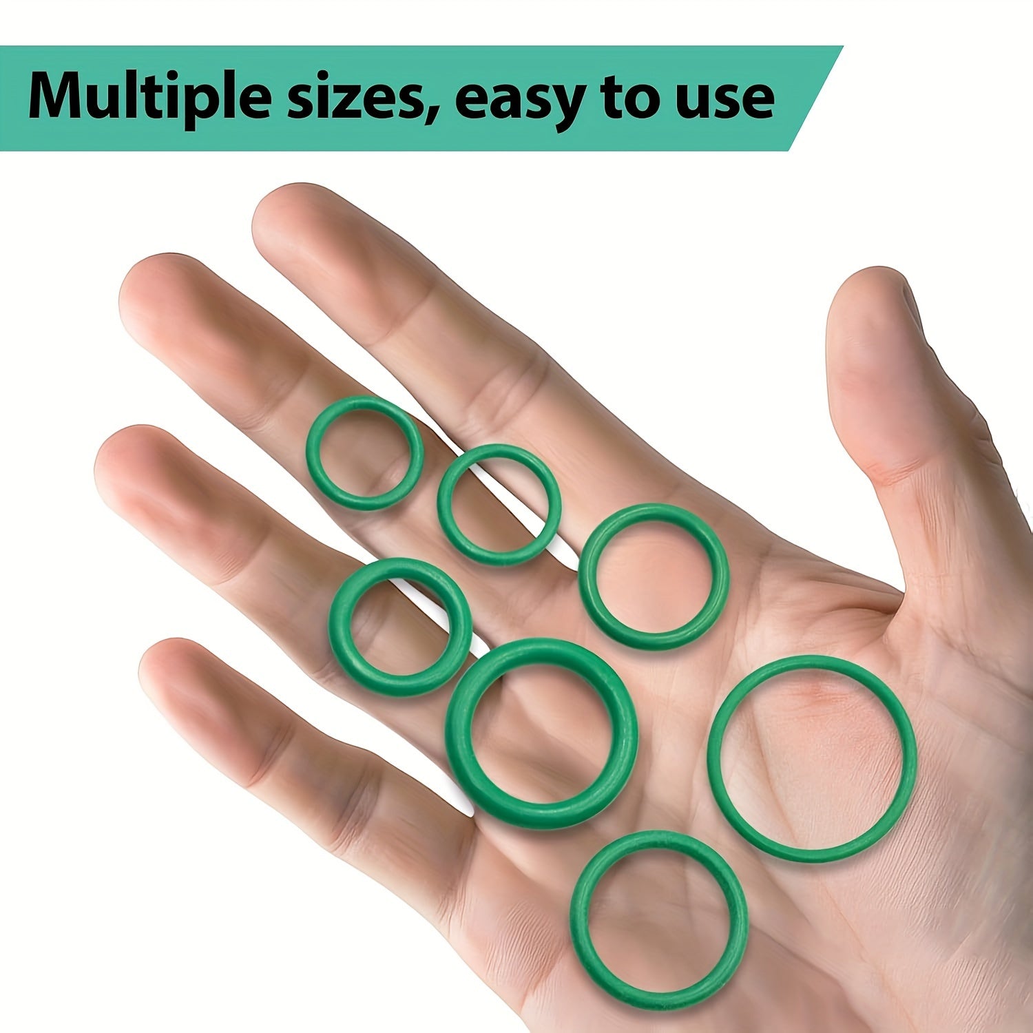 595-Piece Car Air Conditioning O-Ring Kit for Compressors and Seals