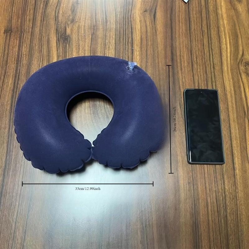 1 yoki 3 ta ultra-qulay inflatsiyalanuvchi C-shaklidagi bo'yin yostig'i to'plami, sayohat va avtomobil foydalanishi uchun mukammal. Yumshoq velur materialdan tayyorlangan, zipli nylon qopqoq bilan, qo'l bilan yuvish mumkin.