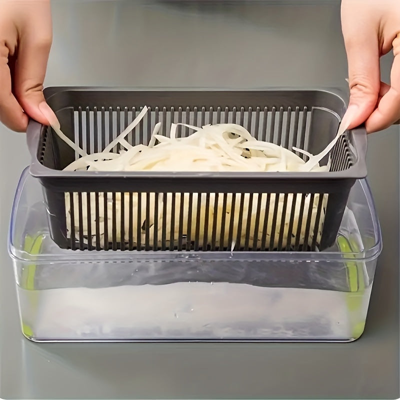 22-Piece Kitchen Gadget Set with Vegetable Chopper, Fruit Slicer, Grater, Peeler